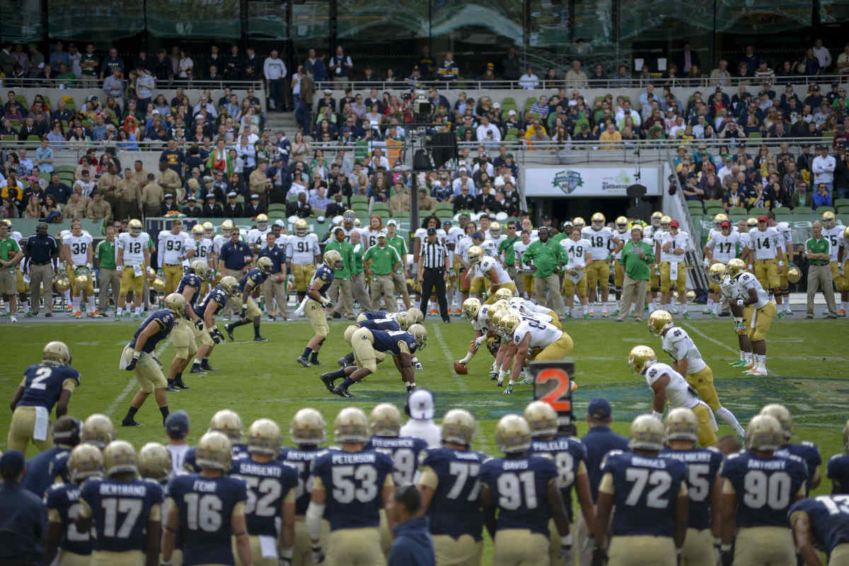 Dublin City + Navy vs Notre Dame 2020