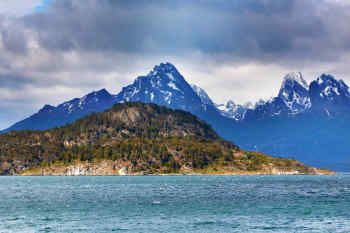 Beagle Channel in Tierra del Fuego National Park