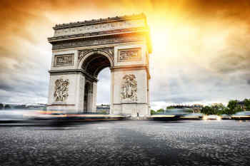 Arc de Triomphe in Paris, France