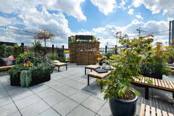 Pierdrei Hotel HafenCity Hamburg — Rooftop