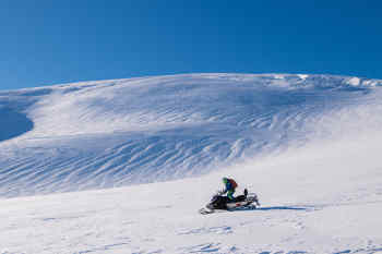 Snowmobiling in Iceland