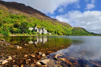 Kylemore Abbey in County Galway, Ireland