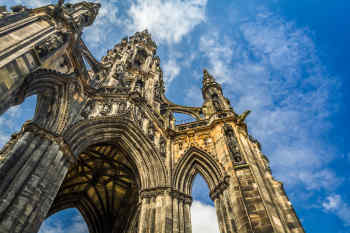 Scott Monument in Edinburgh Scotland