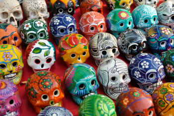 Painted skulls