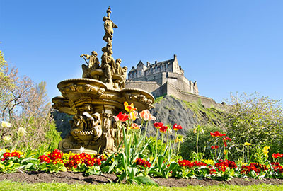 Edinburgh Castle in Edinburgh, Scotland