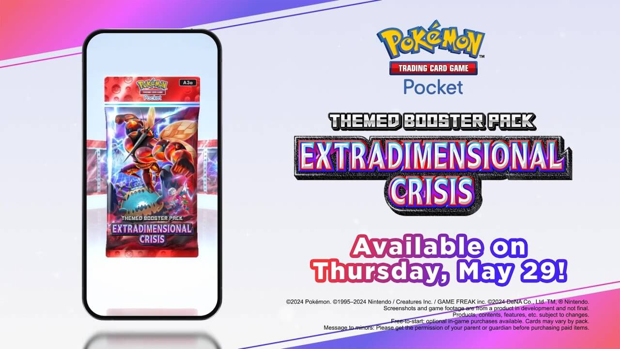 New Pokemon TCG Pocket expansion: Extradimentional Crisis Release on 29 May!