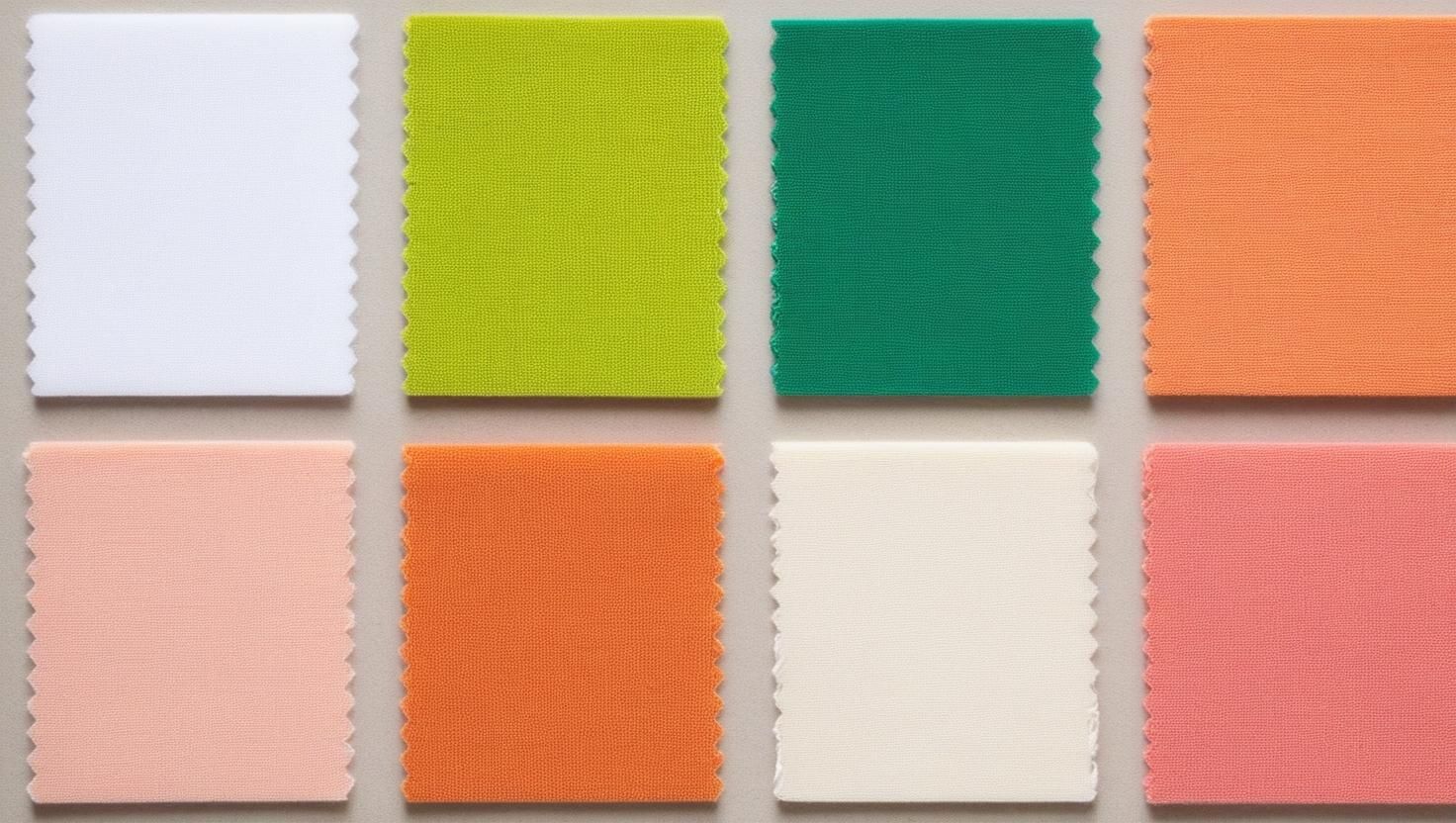 create a color swatch with 2 rows, on the top row its white, green, pink. on the bottom row it's apricot, cream, coral (1).jpg