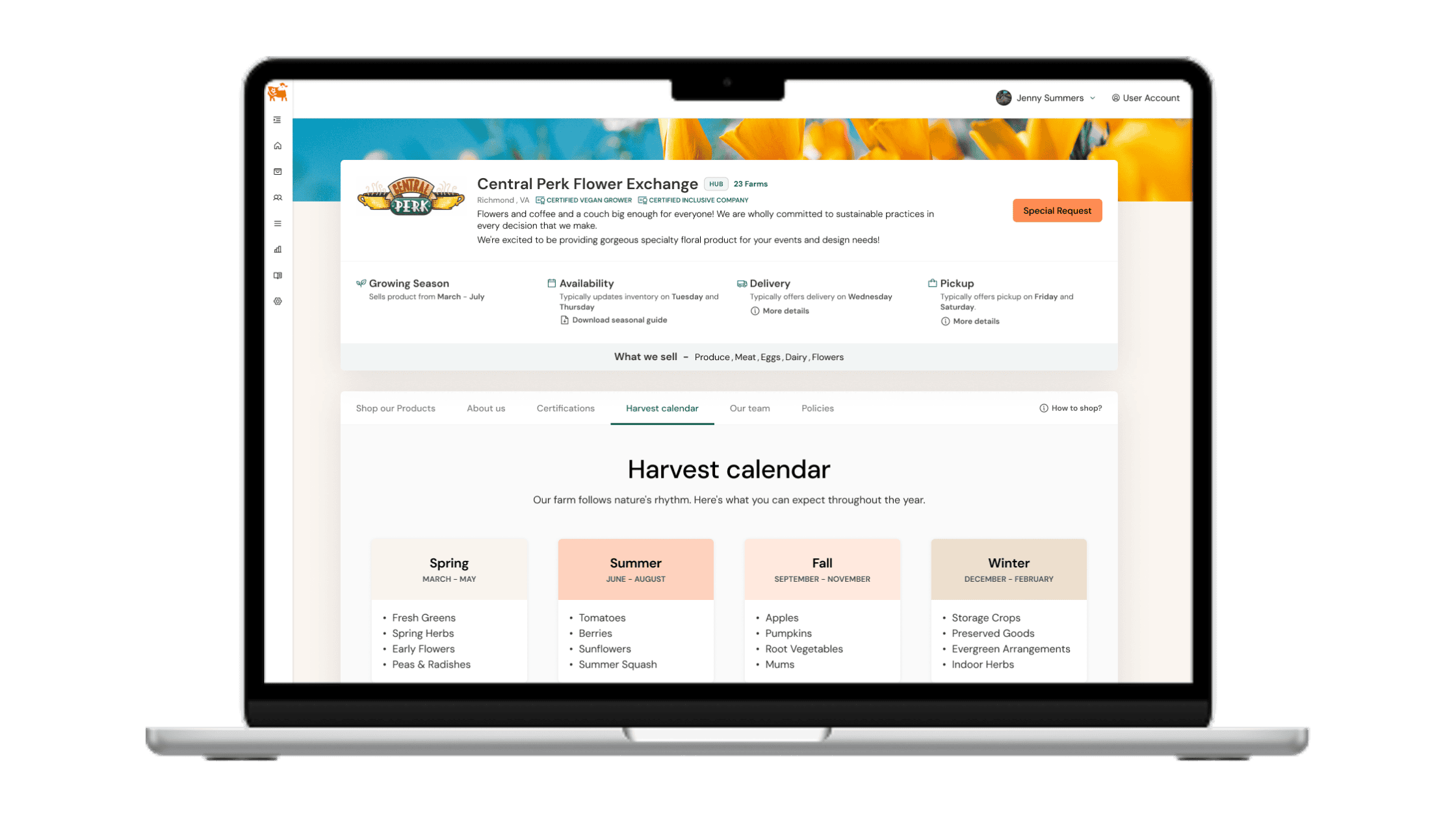 Public Profile - Harvest Cal, Laptop.png