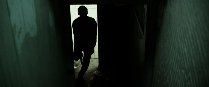 silouette in doorway