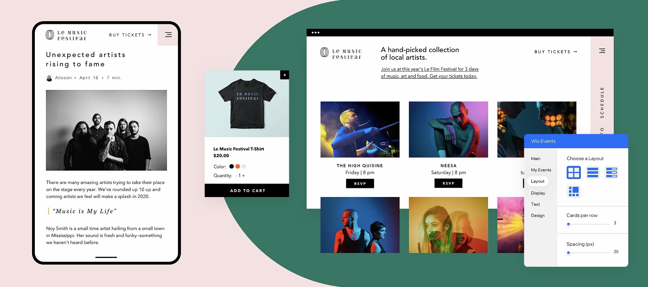 Wix website builder