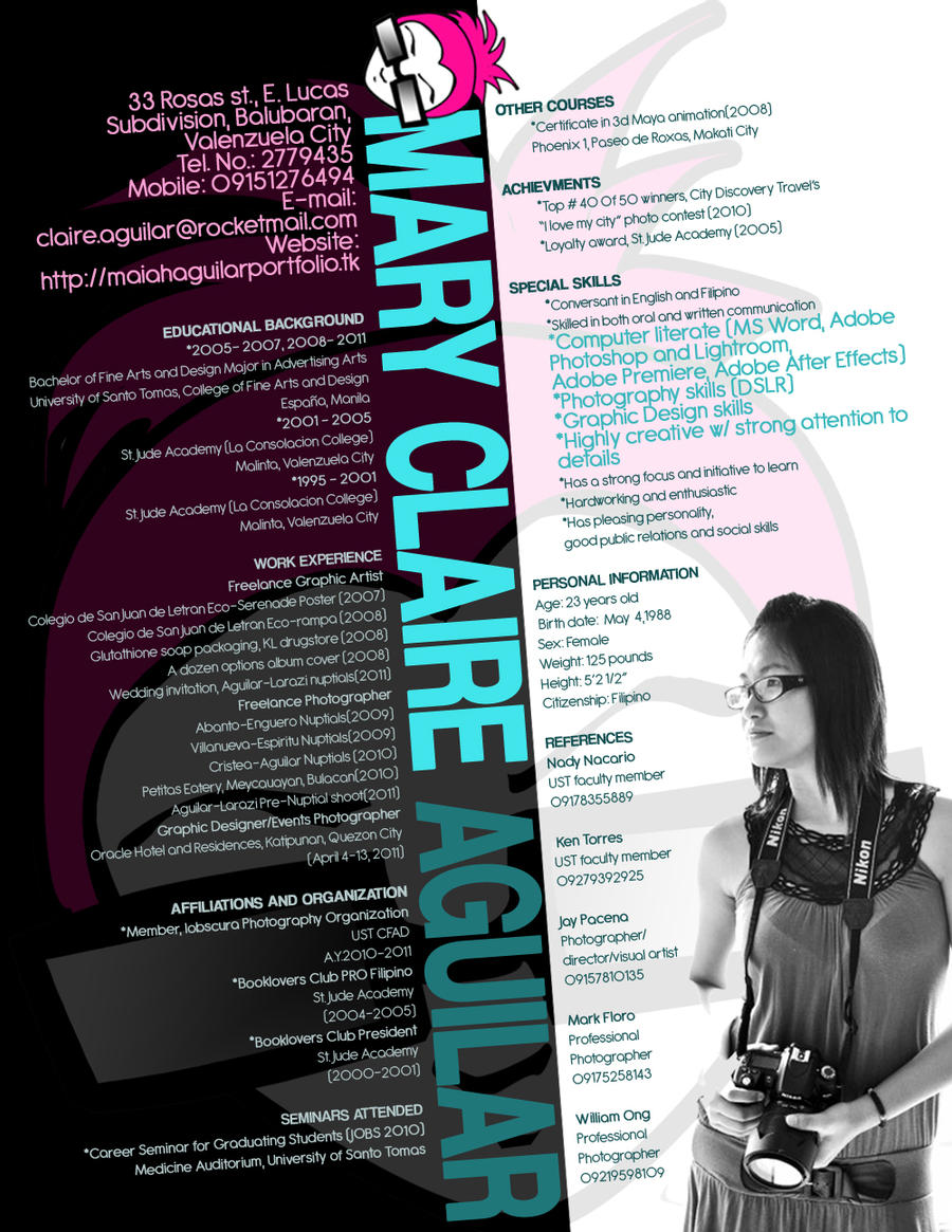 25 Innovative Resume Designs to Impress your Recruiter 7