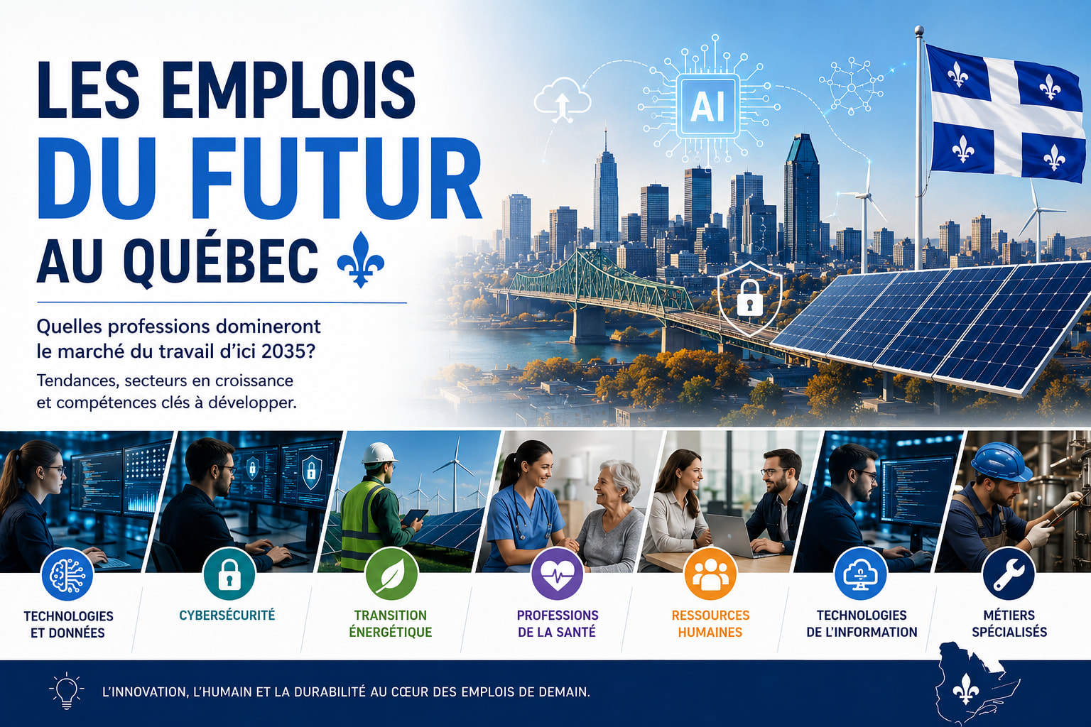 Image pour Les emplois du futur au Québec : quelles professions domineront le marché du travail d’ici 2035?