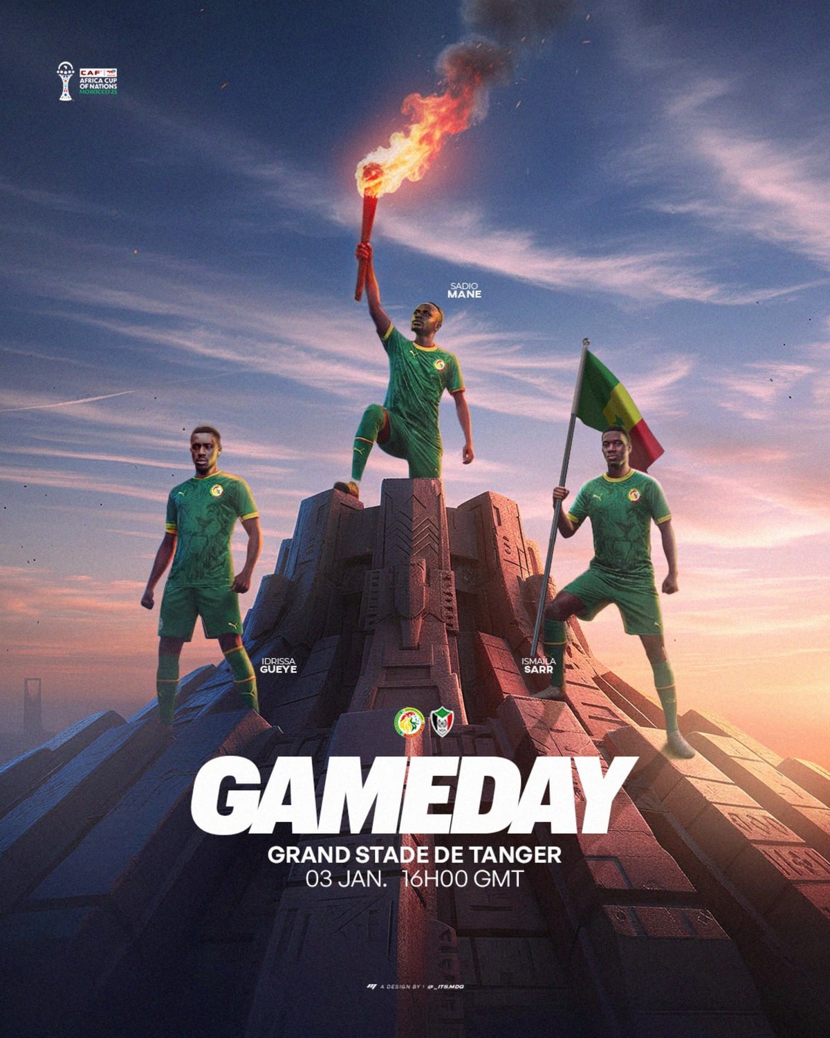 Gameday — Sénégal vs Soudan