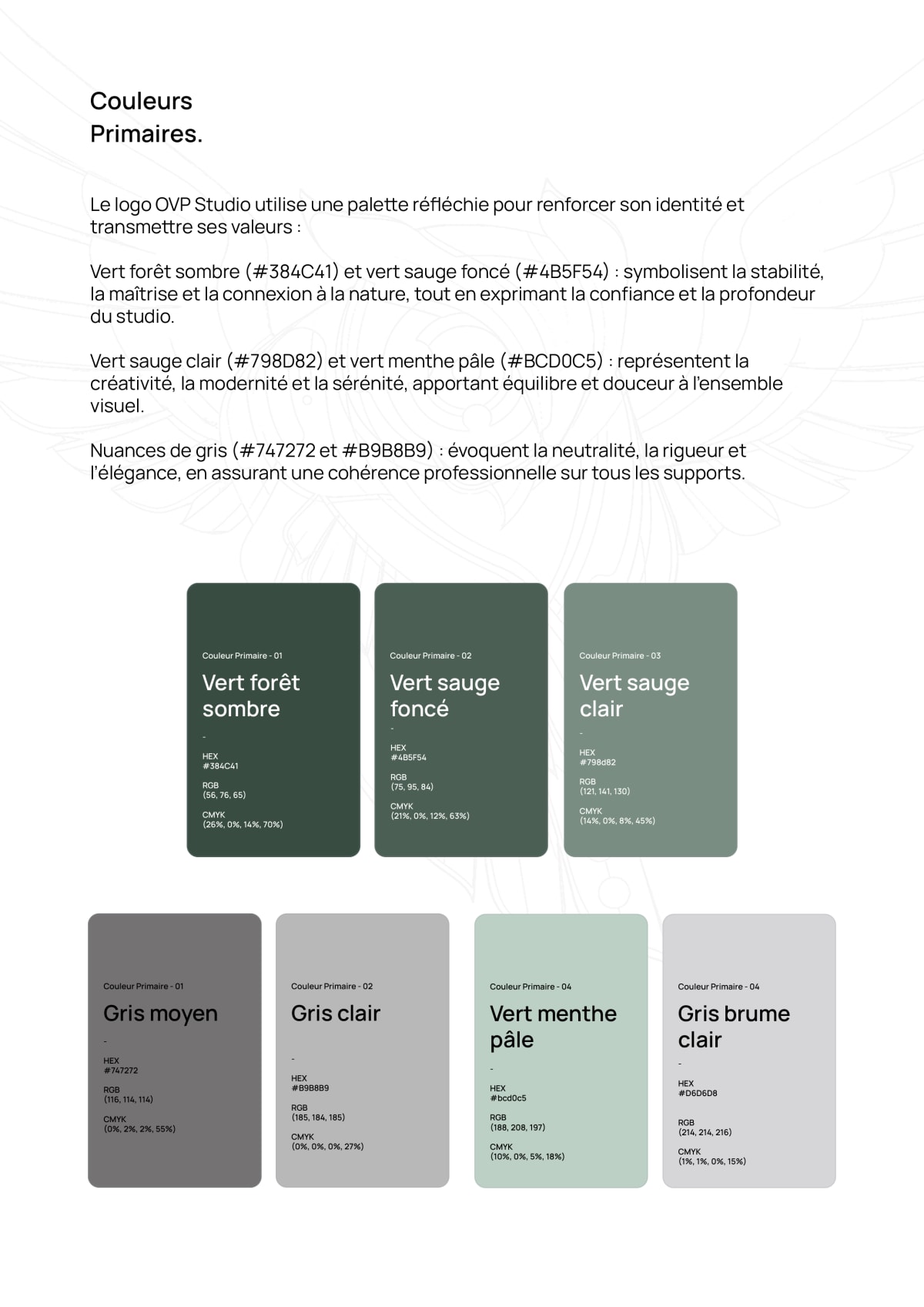 Brand guidelines OVP Studio