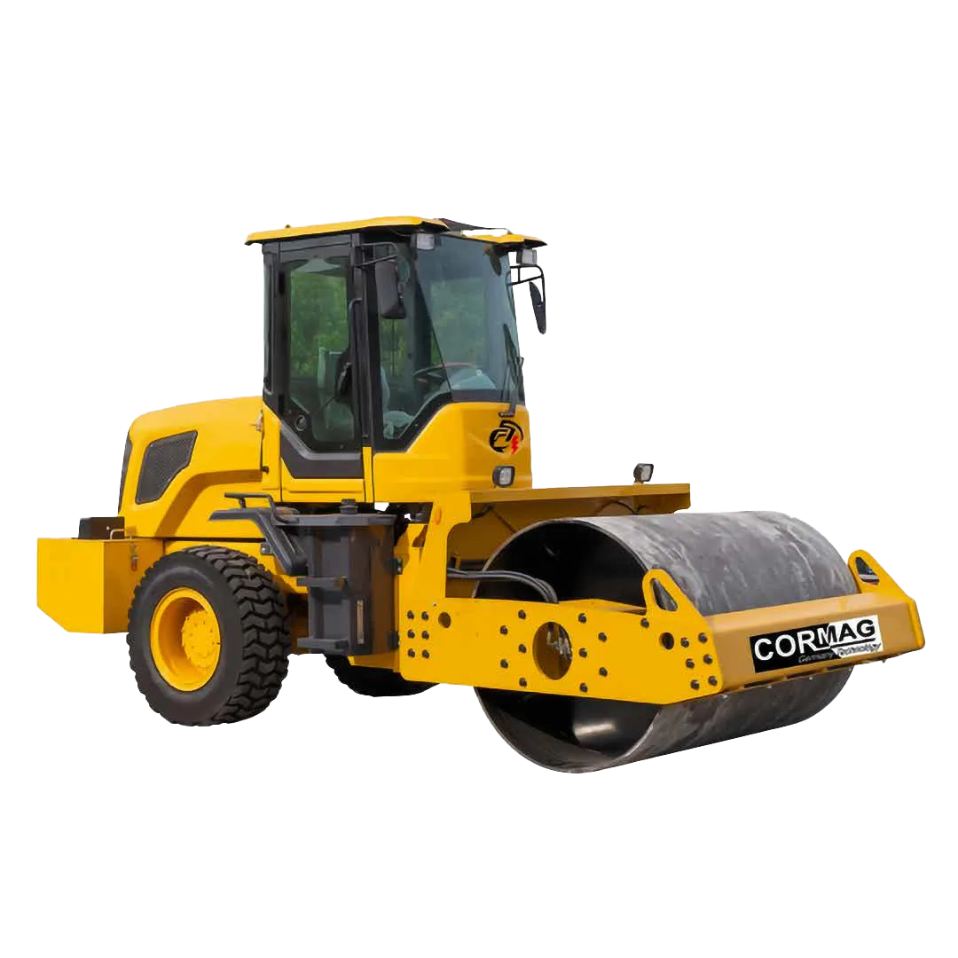 Rodillo compactador FYL-D206 de 6000 kg con motor diésel 57HP y fuerza de 80KN para obras viales y asfaltado.