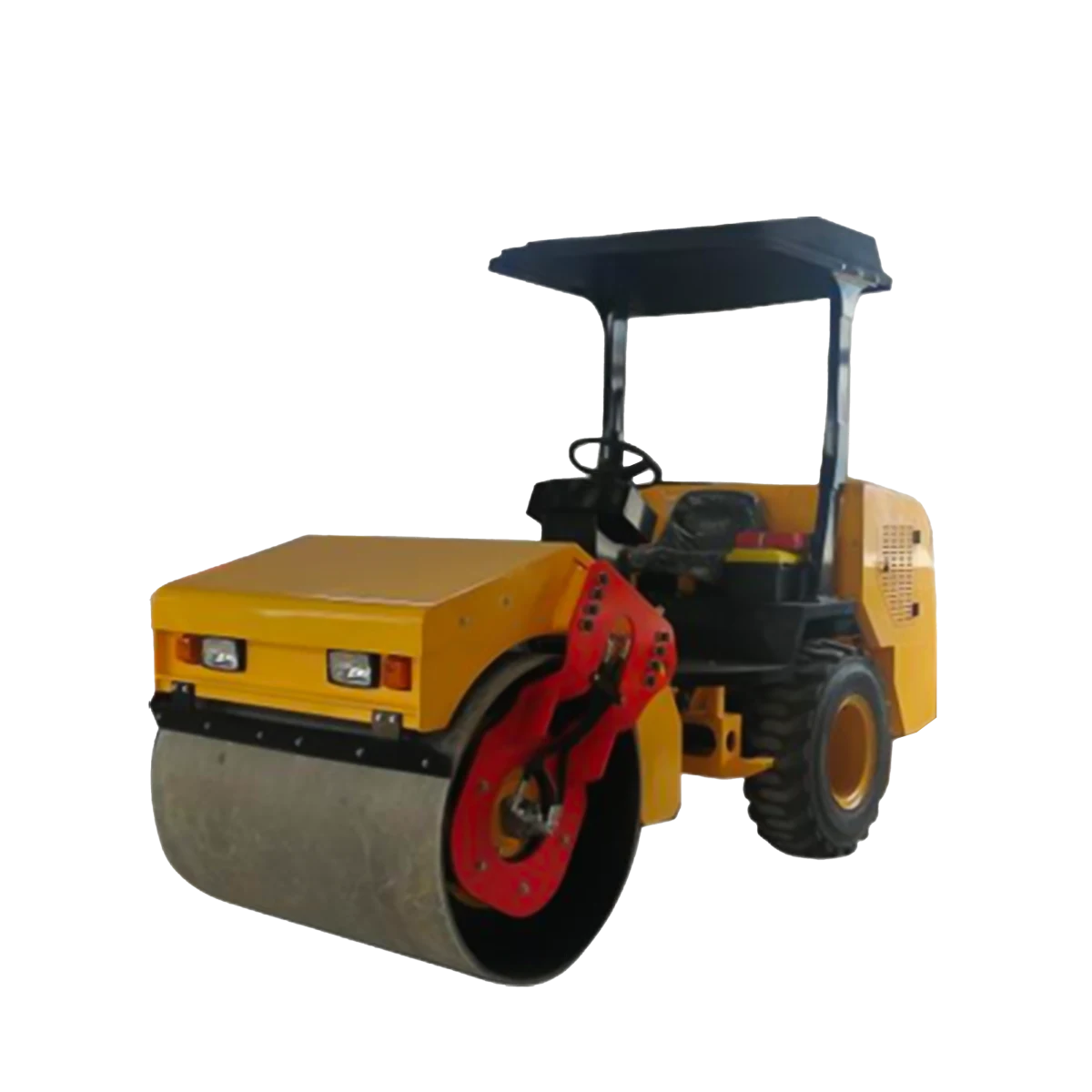 Rodillo compactador FYL-D203 de 3000kg con motor diésel 43.5HP y tambor 1200mm, ideal para asfaltado y suelos.