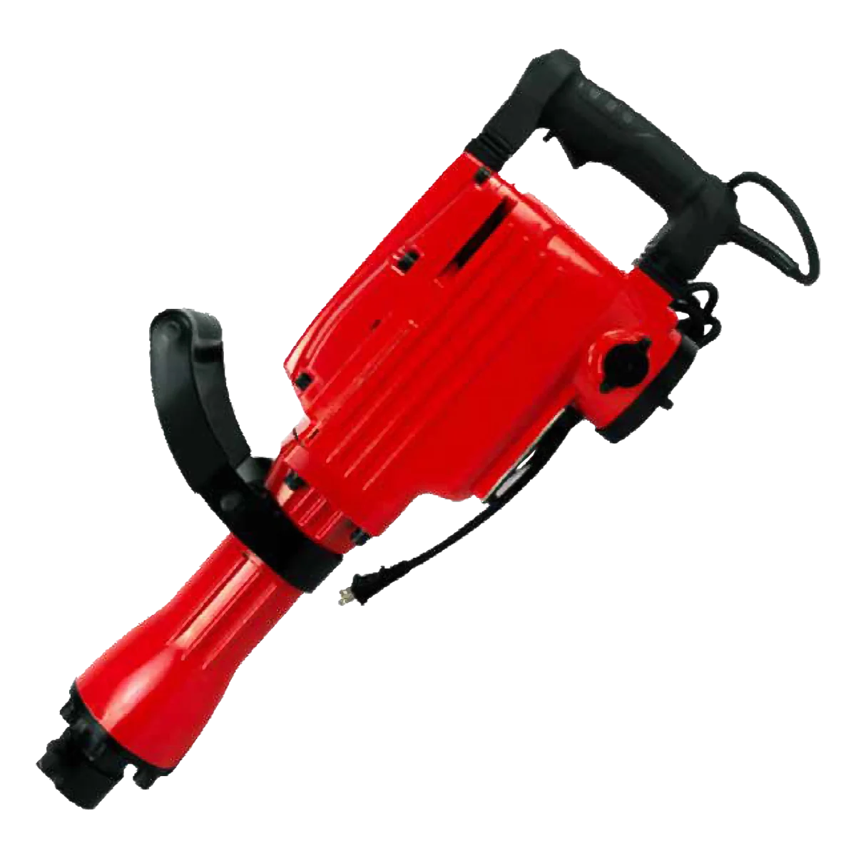 Taladro Demoledor Cormag 2500 W, 35J, 1800 rpm, incluye cinceles, escobillas y estuche metálico, ideal para demolición de concreto.