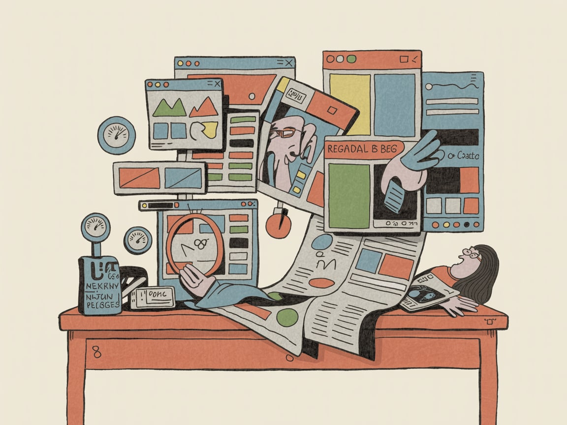 A cracked marketing funnel with disconnected tech stack components leaking leads before conversion