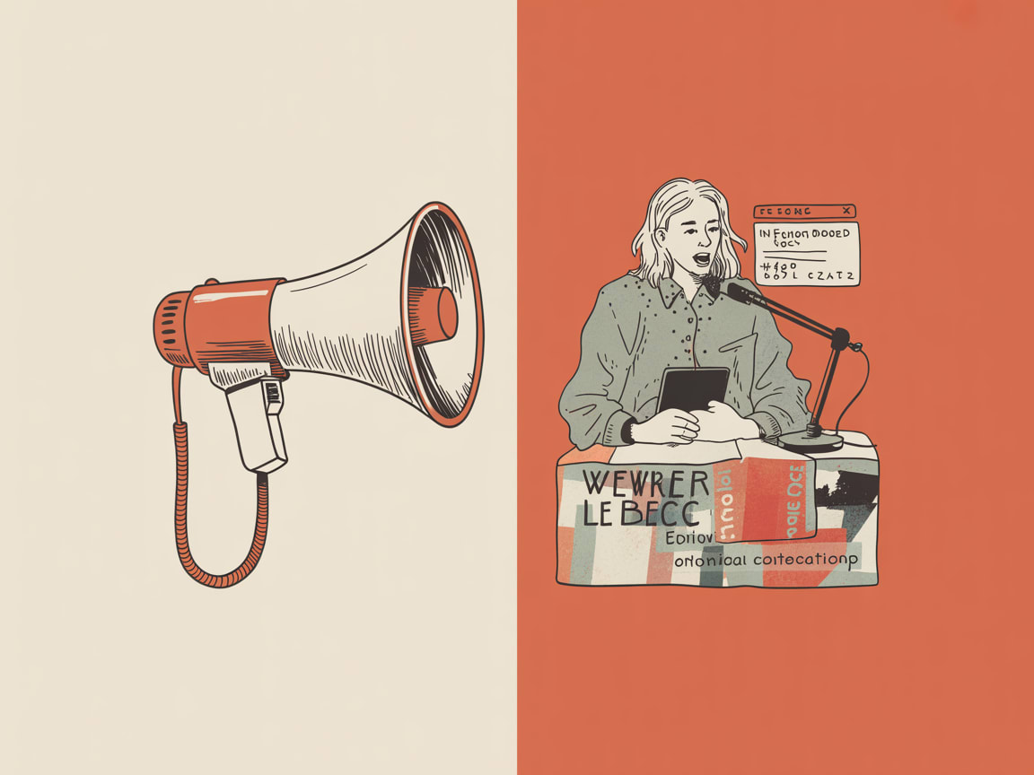 A strategist reviewing social media performance dashboards and content analytics across multiple platforms in a modern office setting