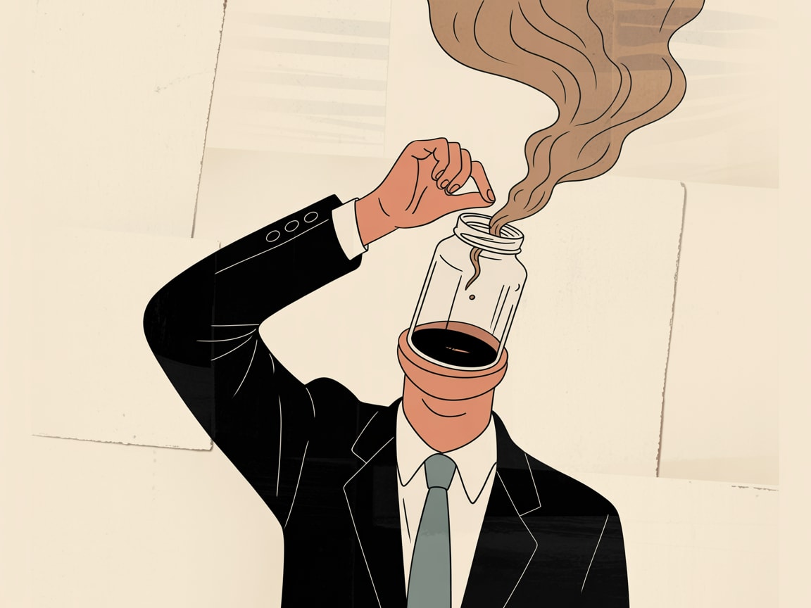 Editorial illustration of a figure navigating a complex web of signals and browser windows, symbolising the challenge of tracking in a privacy-first world