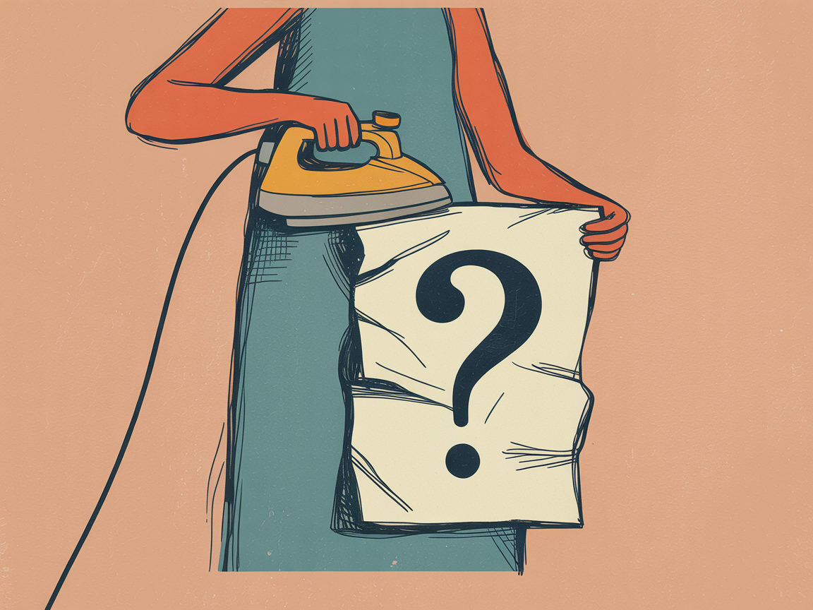 Editorial illustration of a figure holding a megaphone pointed at an empty room full of abandoned style guides
