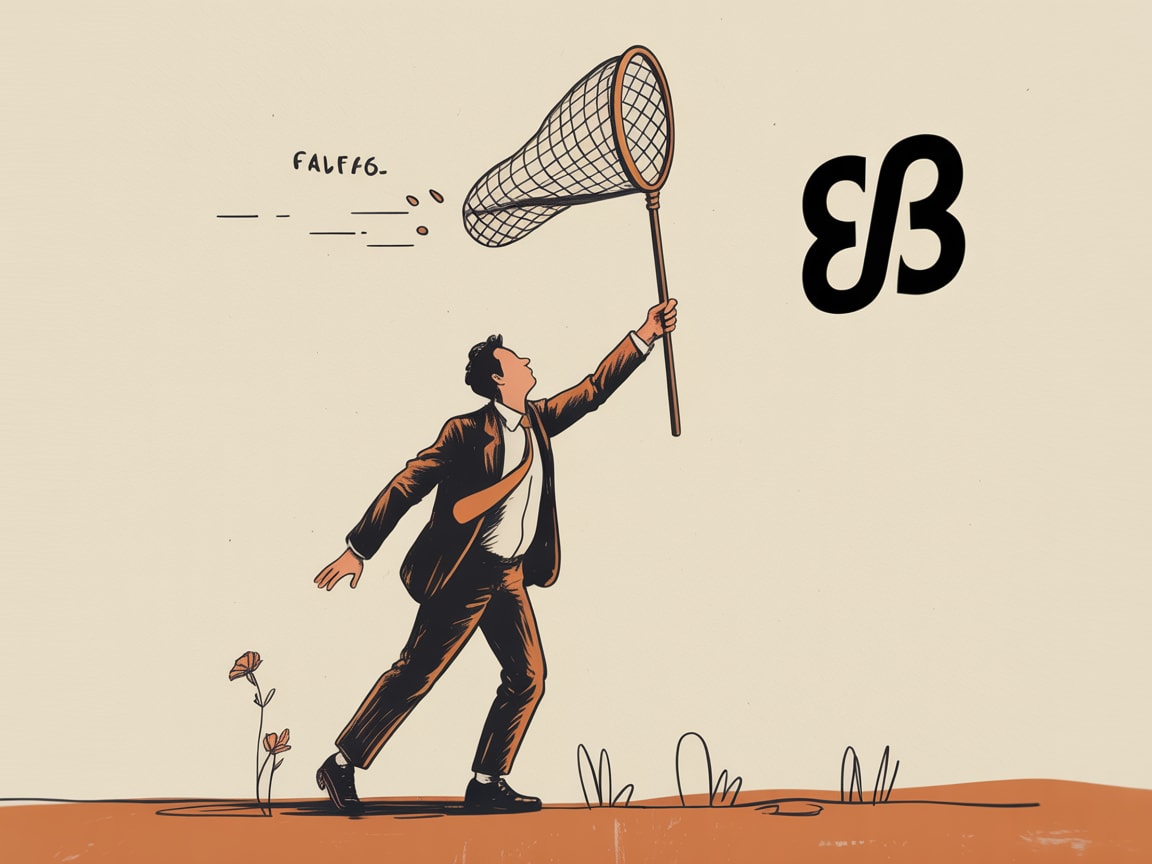 Editorial illustration of a strategist navigating a fragmented digital landscape of platforms and AI interfaces