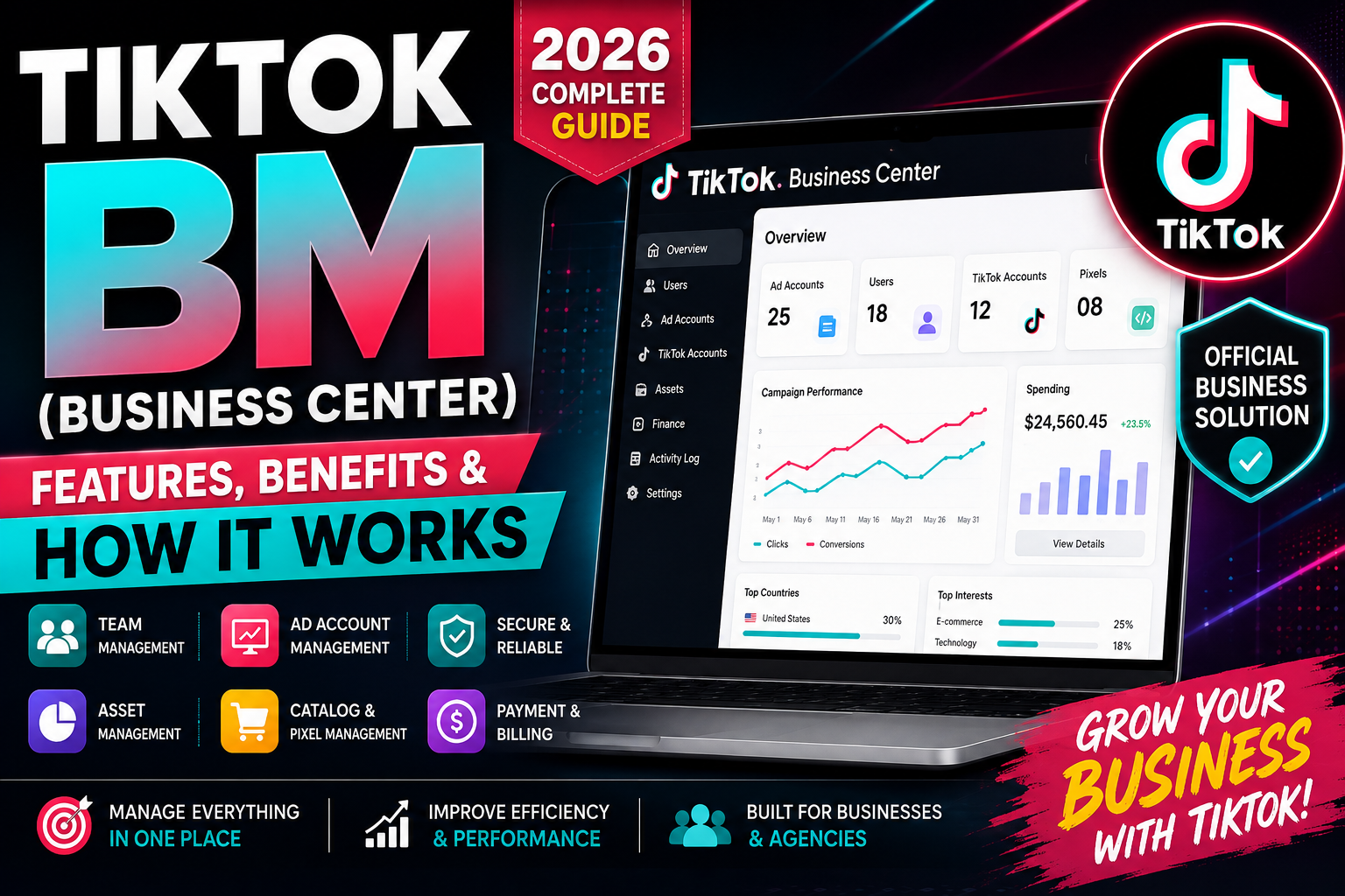 TikTok Business Manager: Features, Benefits & How to Use It in 2026