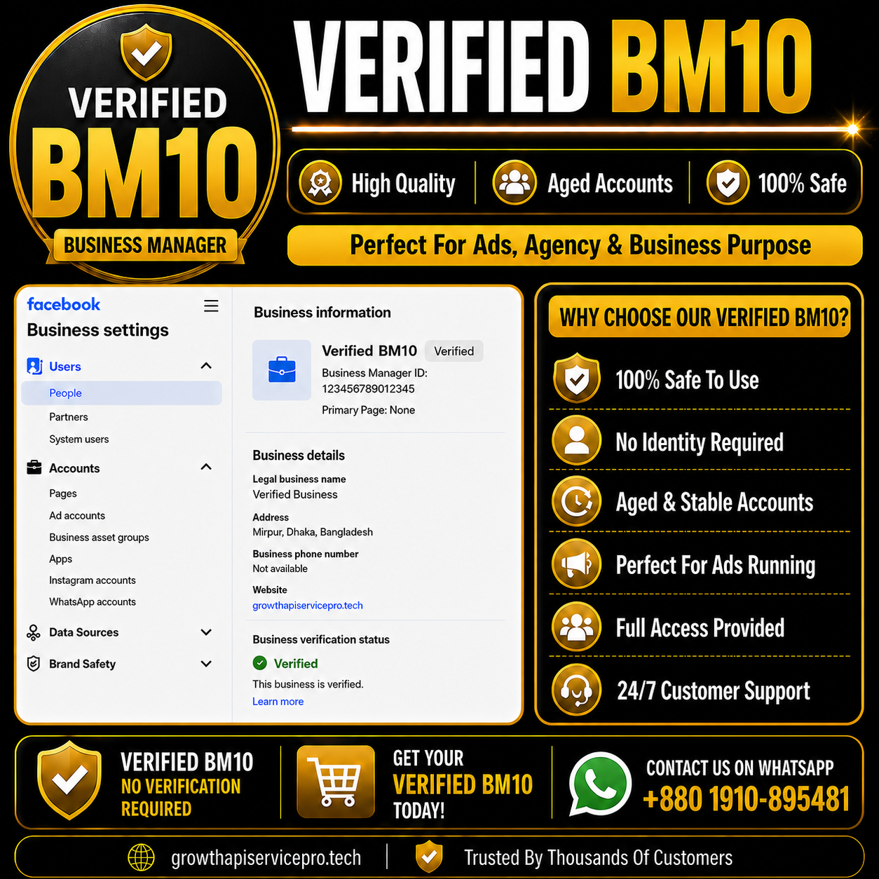Buy Verified BM10 2026 | Premium Meta Business Manager for Advertising