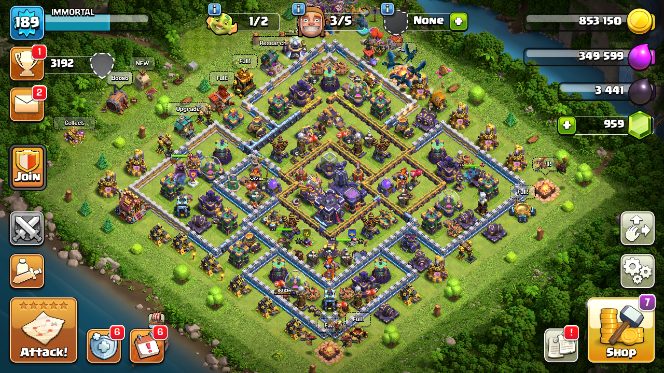 TH15| LVL189| Heroes(K71 Q71 M60 W58 R24) | 22BM| 1481War Stars| 301Medals | C104