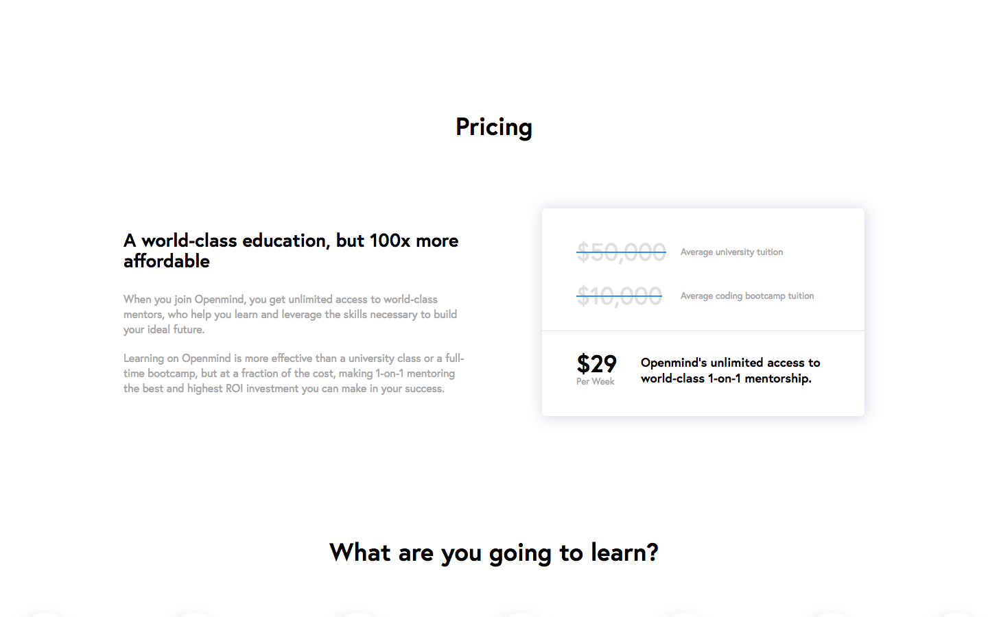 Facebook Ads section of Drip's homepage