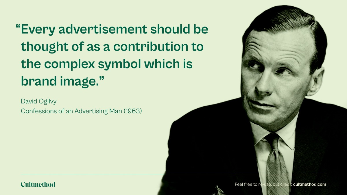 Quote by and photo of David Ogilvy