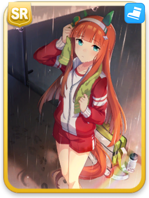 [夕立の向こうからのぞく]サイレンススズカ