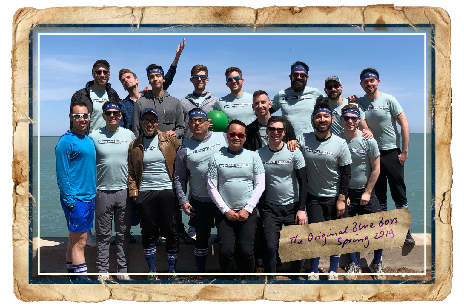 Original Blue Boys team photo from Spring 2019