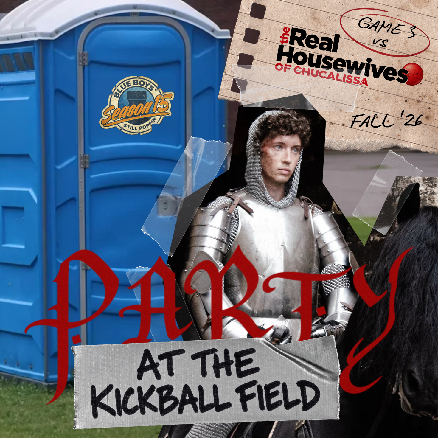 Party at the Kickball Field Fall '26 Game 3 vs Real Housewives of Chucalissa cover art