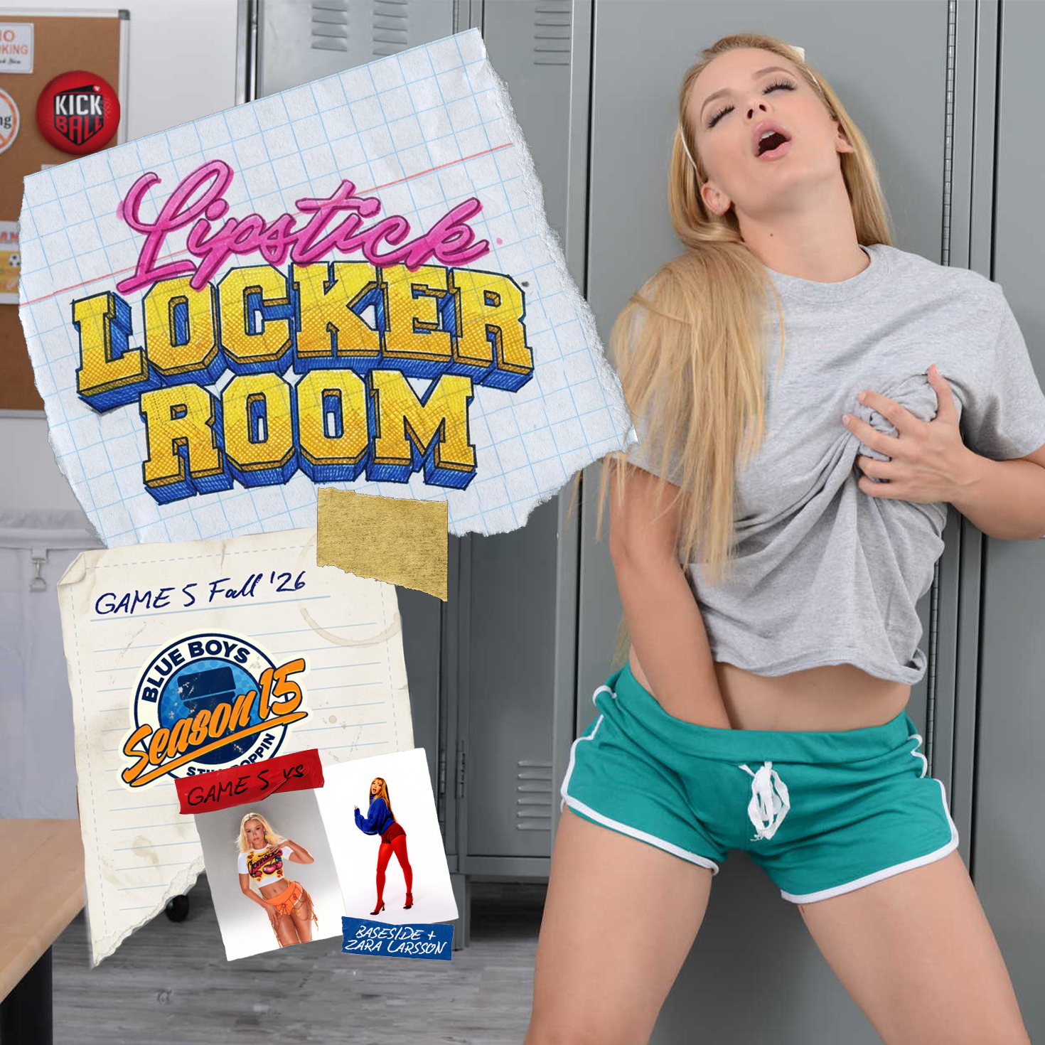 Lipstick Locker Room Fall '26 Game 5 vs Baseside + Zara Larsson cover art