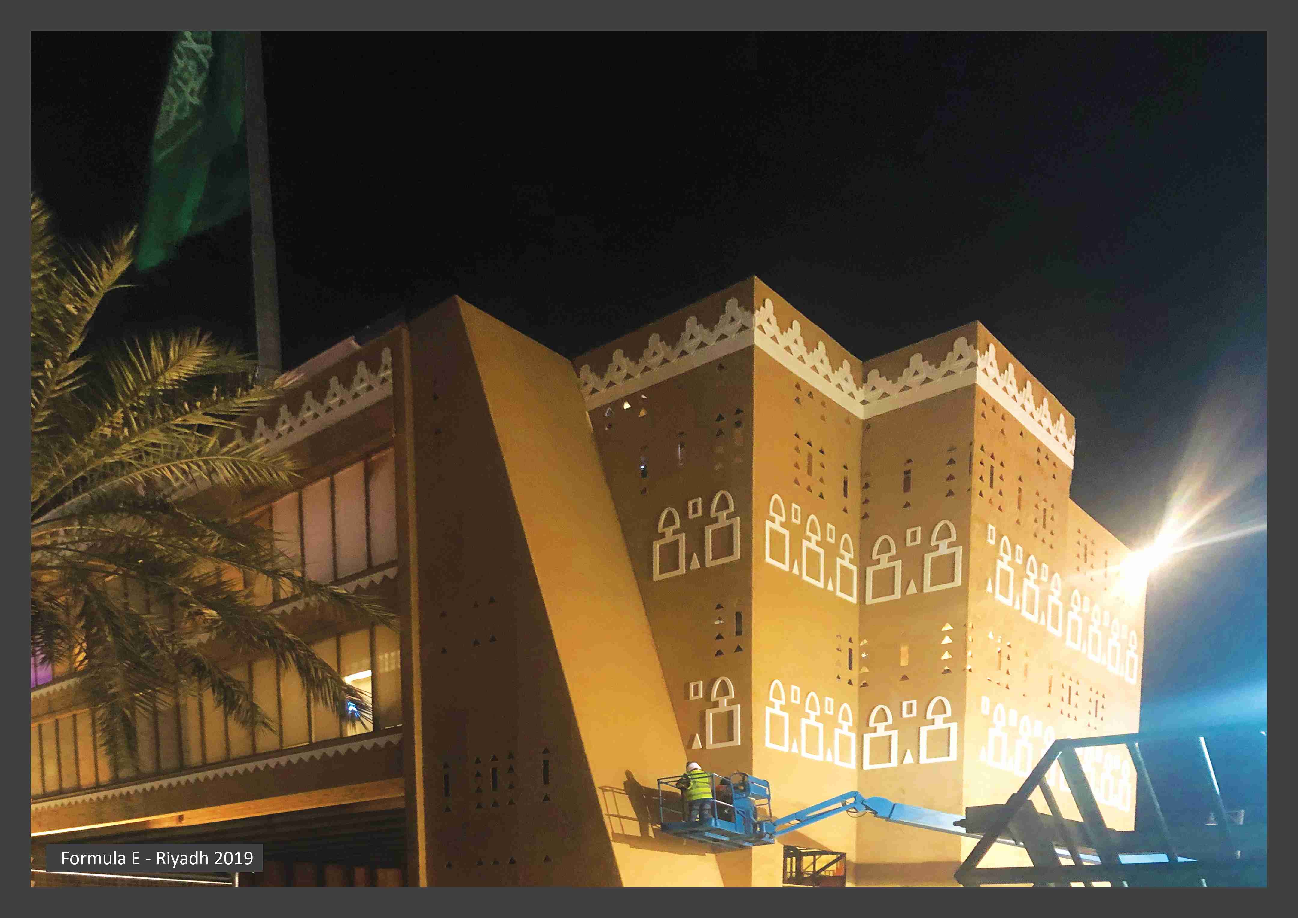 Custom building cladding by Unigraf UAE