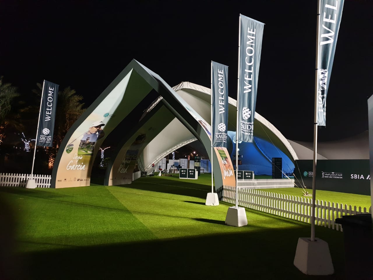 Custom arches event setup by Unigraf UAE