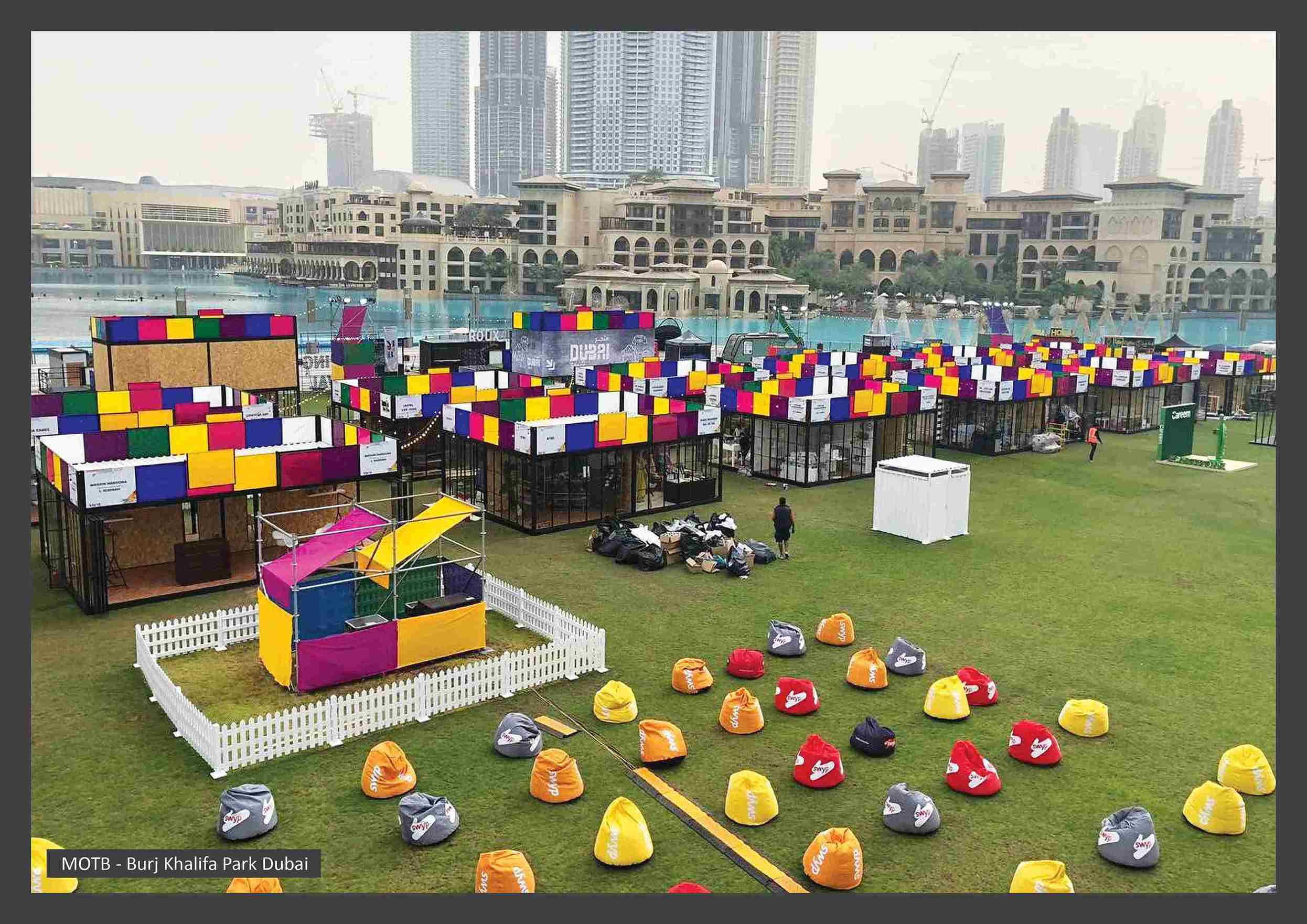 MOTB event build-up by Unigraf UAE