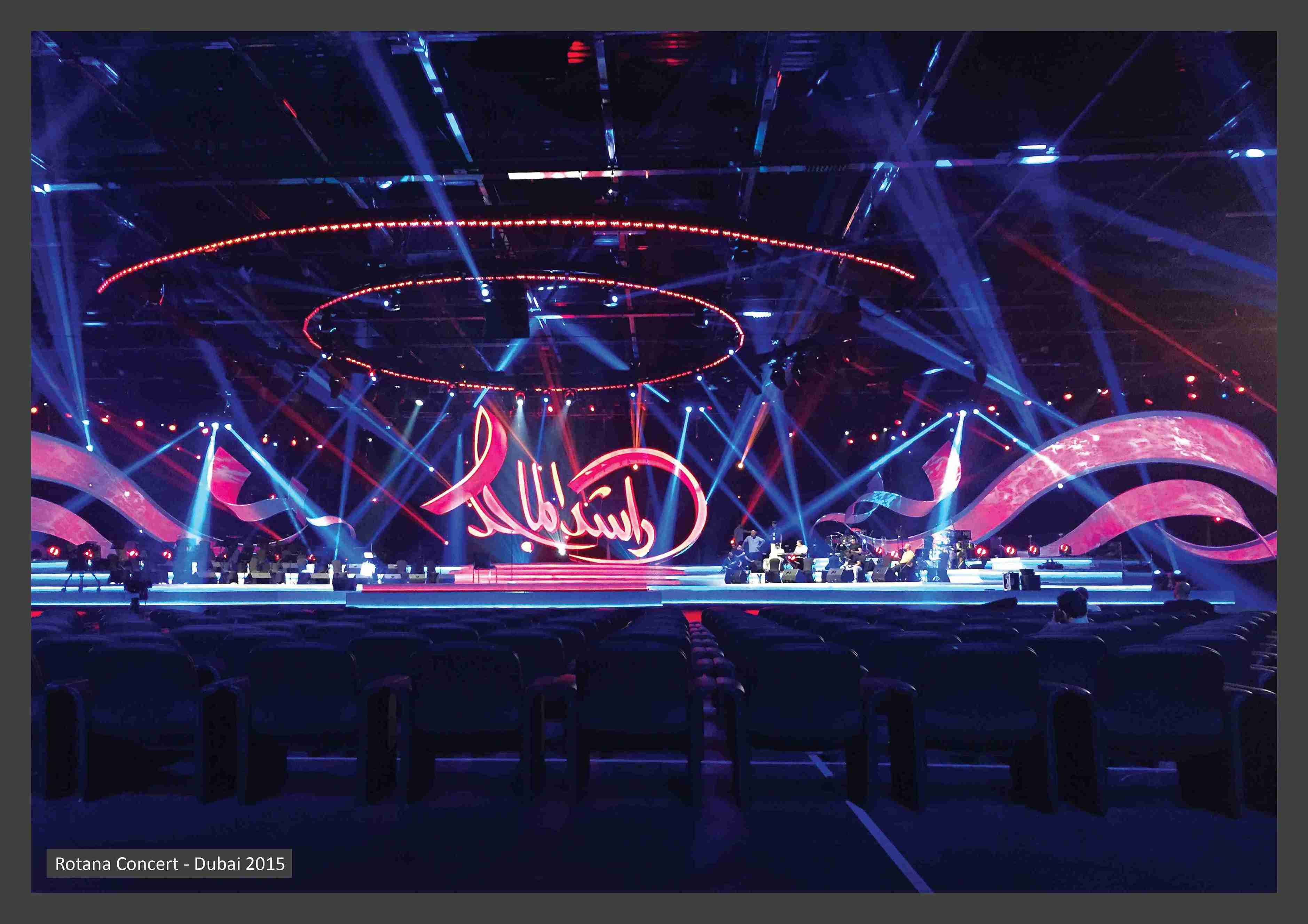 Rotana event setup by Unigraf UAE