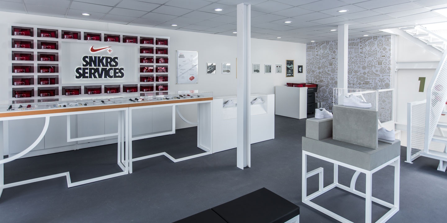 Nike event stand installation by Unigraf UAE