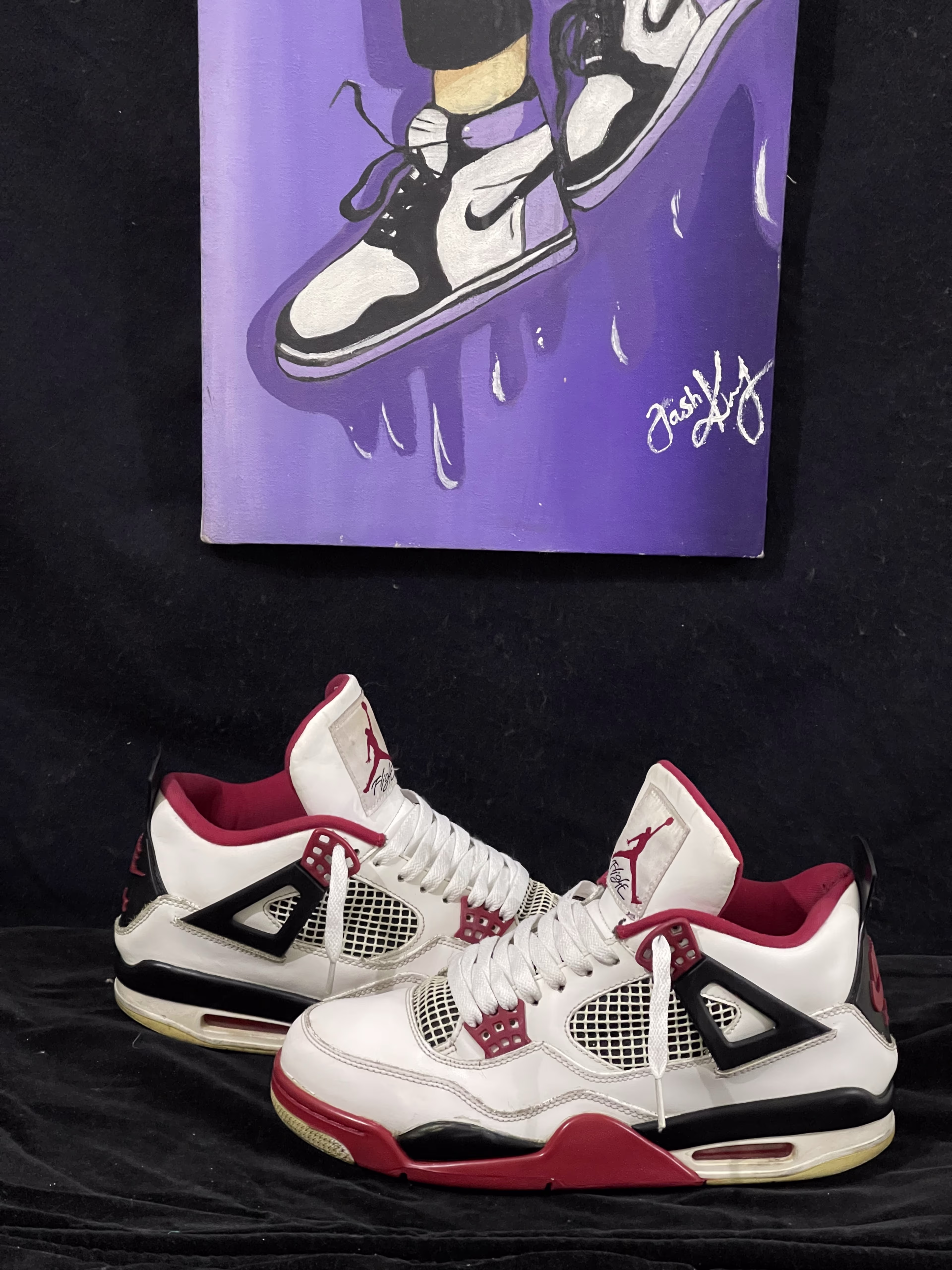 Jordan Jordan 4 fire red - 9/10 Preloved basketball in Pakistan