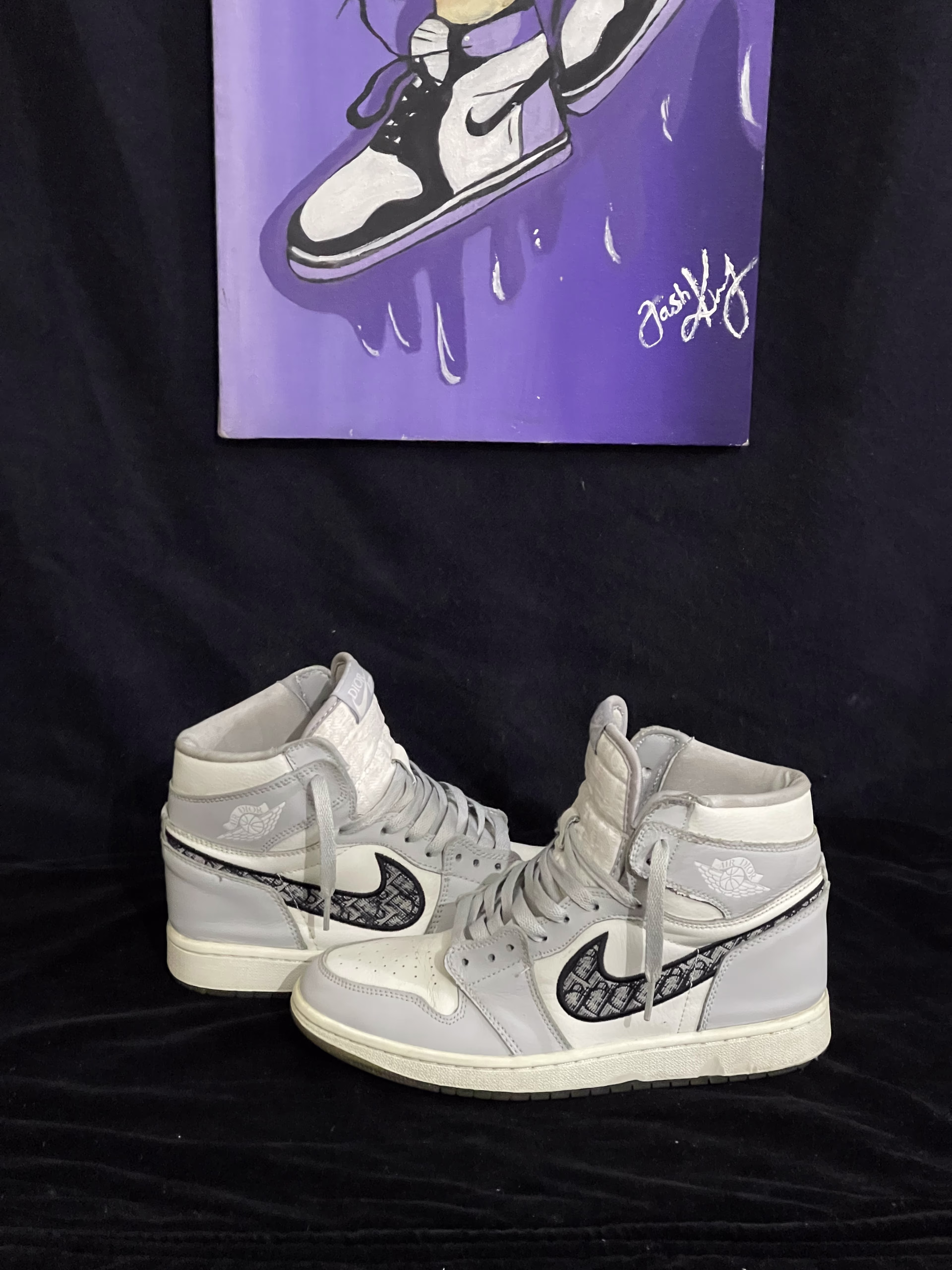 Dior Jordan 1 high x dior - 9/10 Preloved luxury in Pakistan
