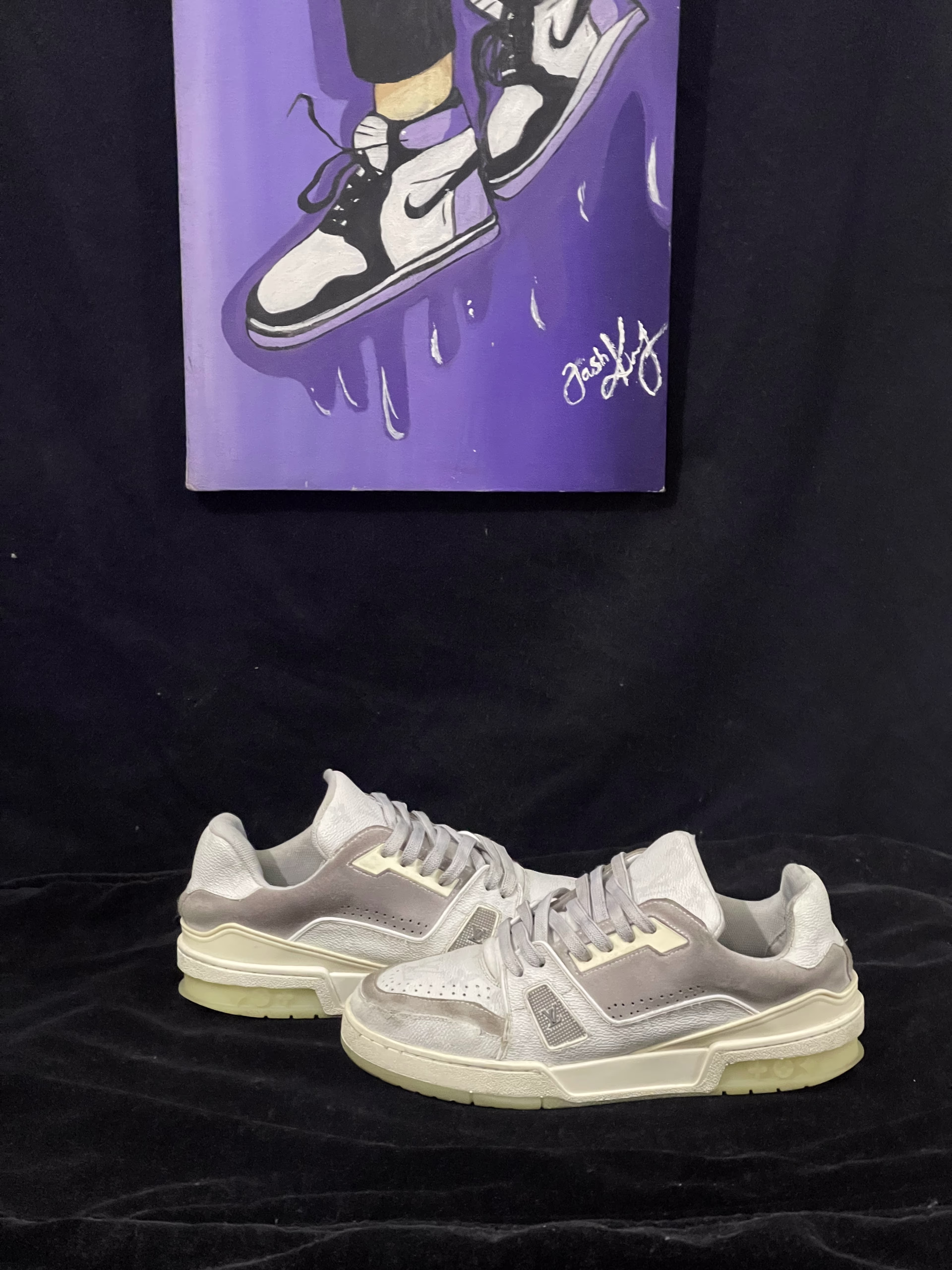 Louis Vuitton LV trainer white - 8/10 Preloved lifestyle in Pakistan