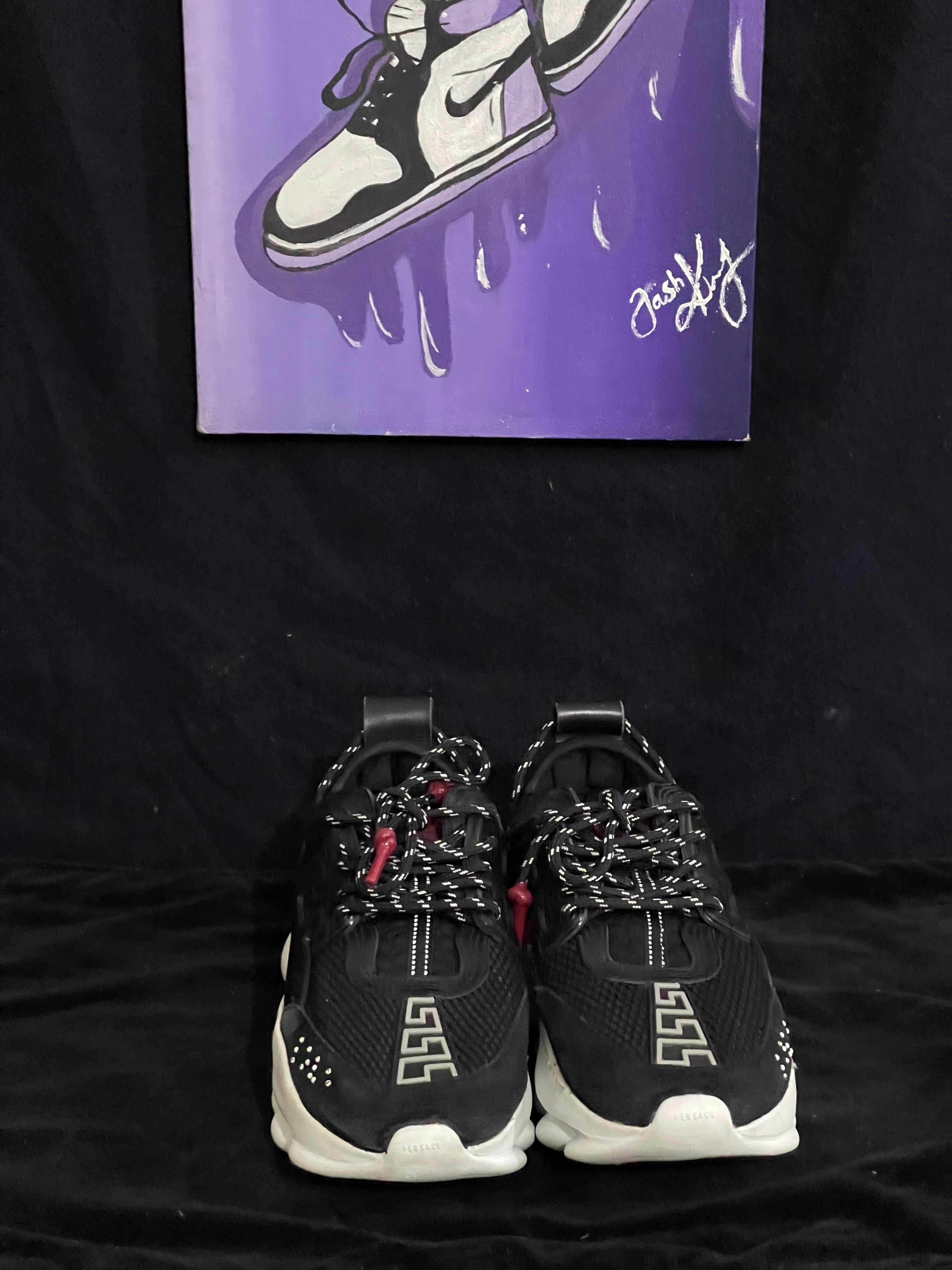 Versace Versace chain reaction black - 9/10 Preloved luxury in Pakistan