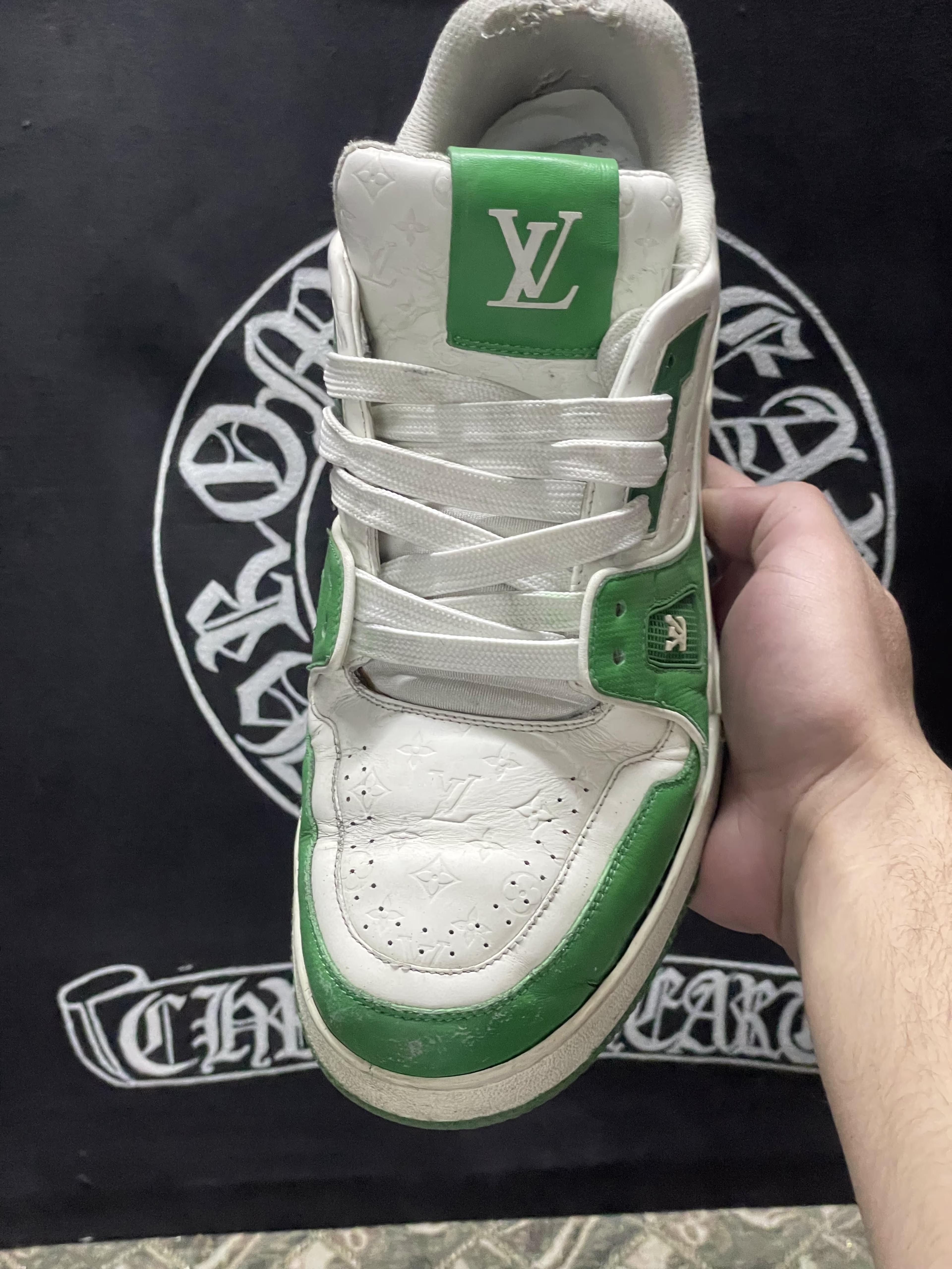 Louis Vuitton Louis Vuitton trainer green - 9/10 Preloved luxury in Pakistan