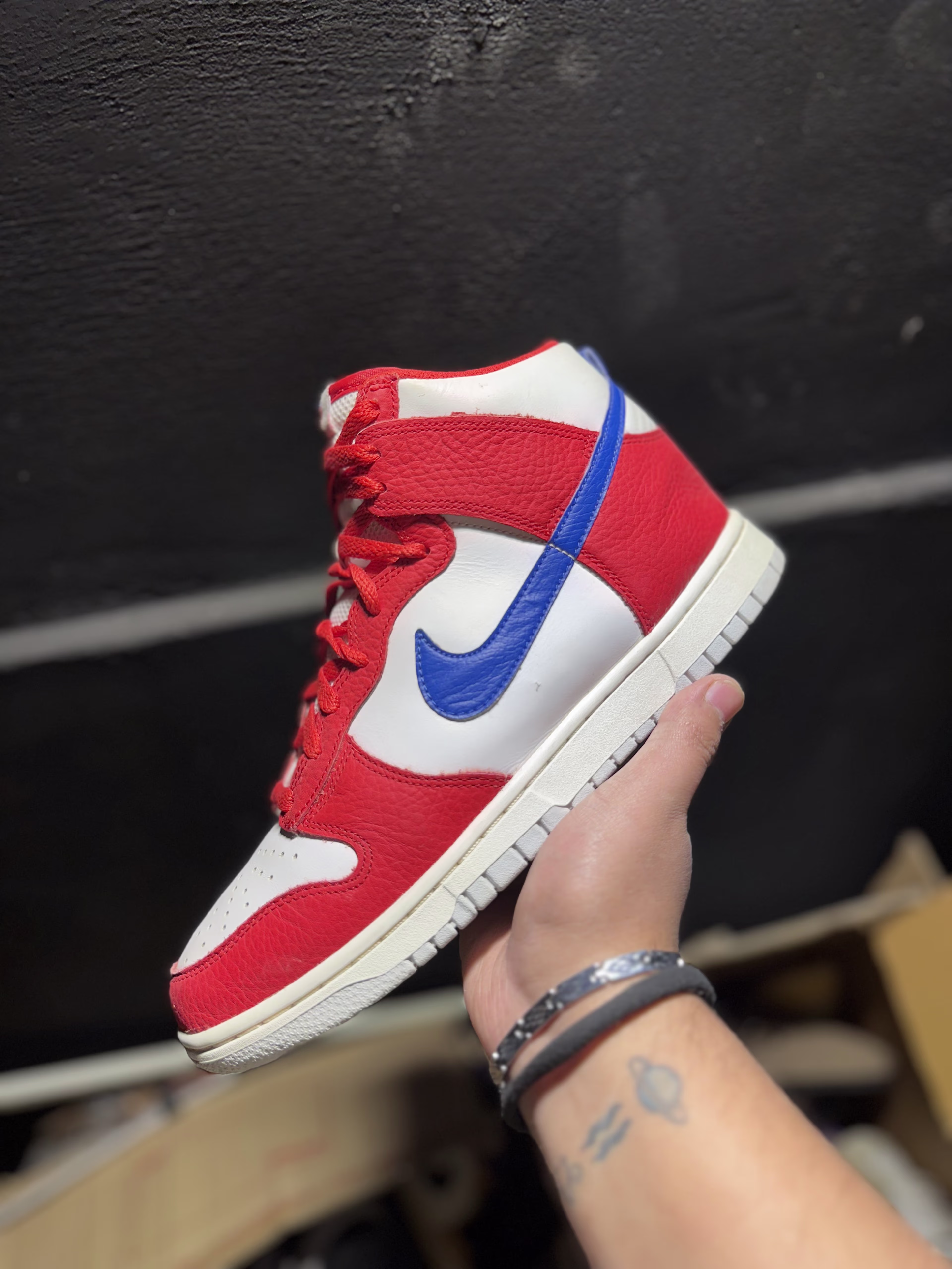 Nike Dunk High retro 4th of july - 10/10 Preloved basketball in Pakistan