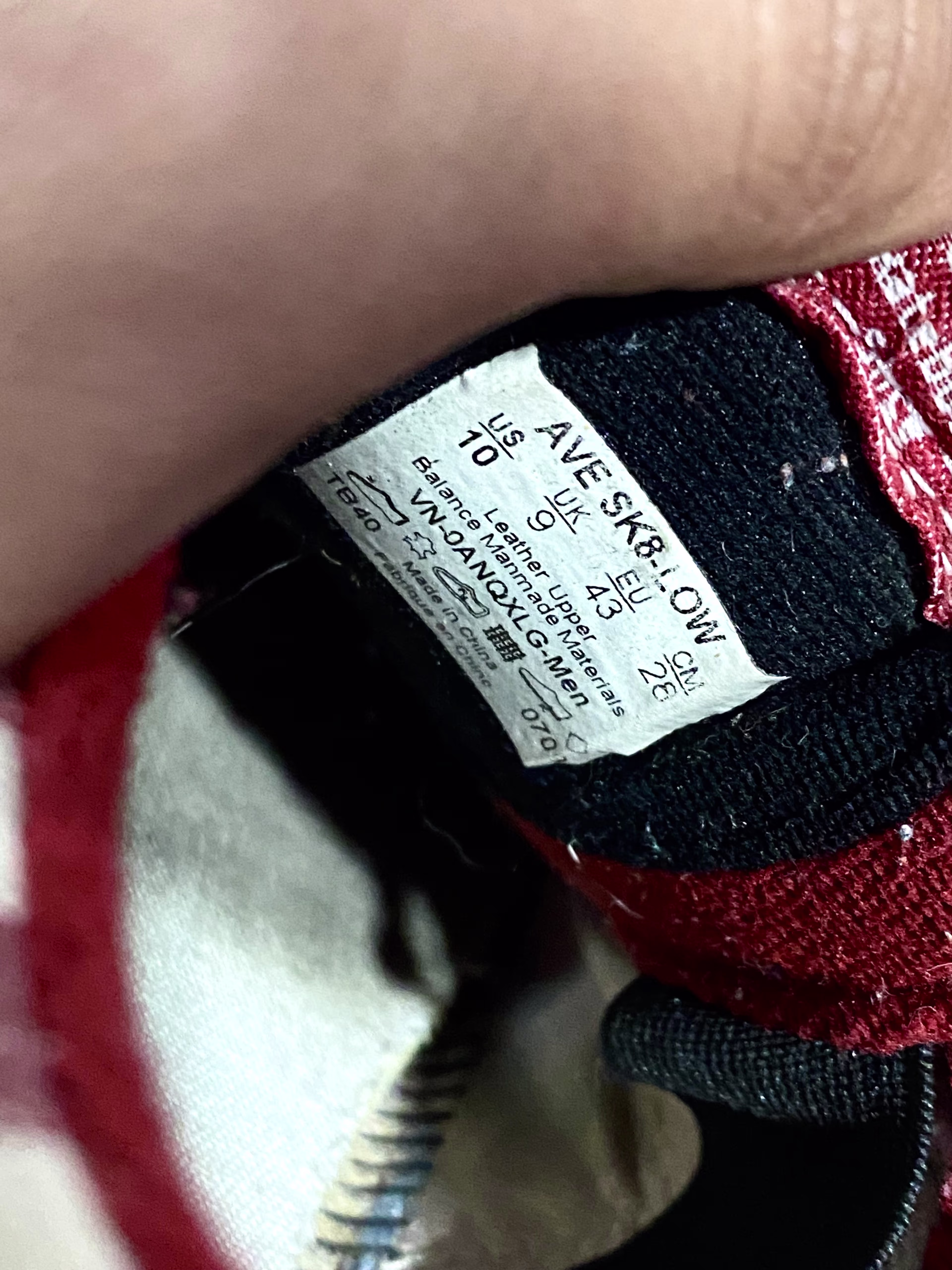 Vans Vans red chilli checkered  - 9/10 Preloved skateboarding in Pakistan