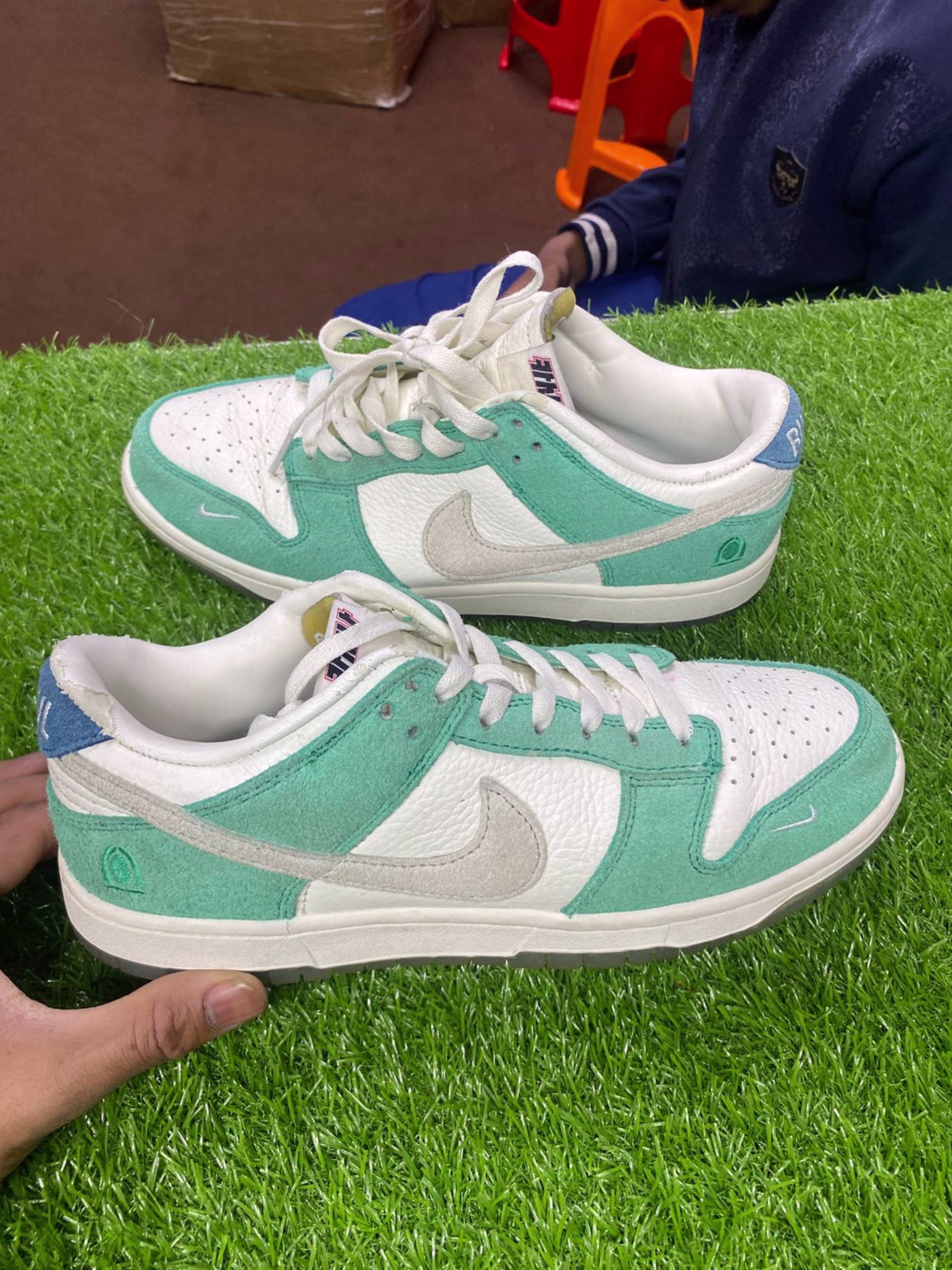 Nike Nike Dunk Low Green - 10/10 Preloved basketball in Pakistan