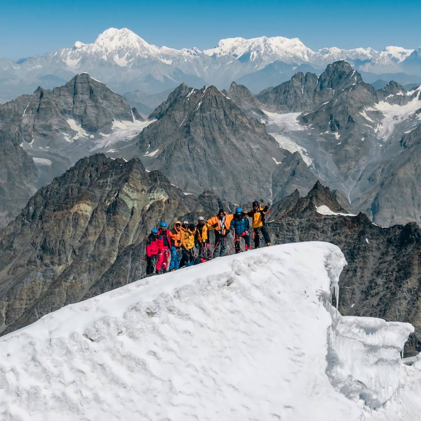 Chitral Local mountaineering group summited Thalo Zom 