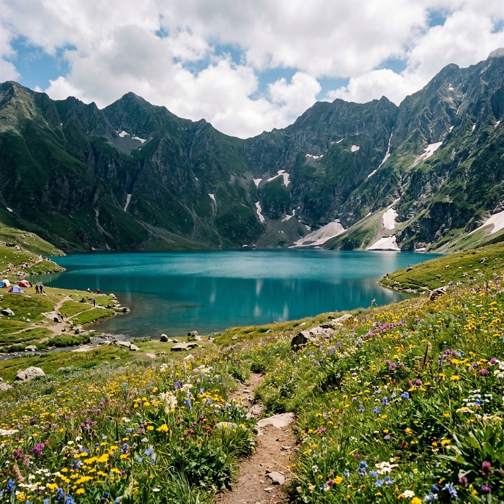 Rush Lake Trek: To One of the Highest Lakes on Earth
